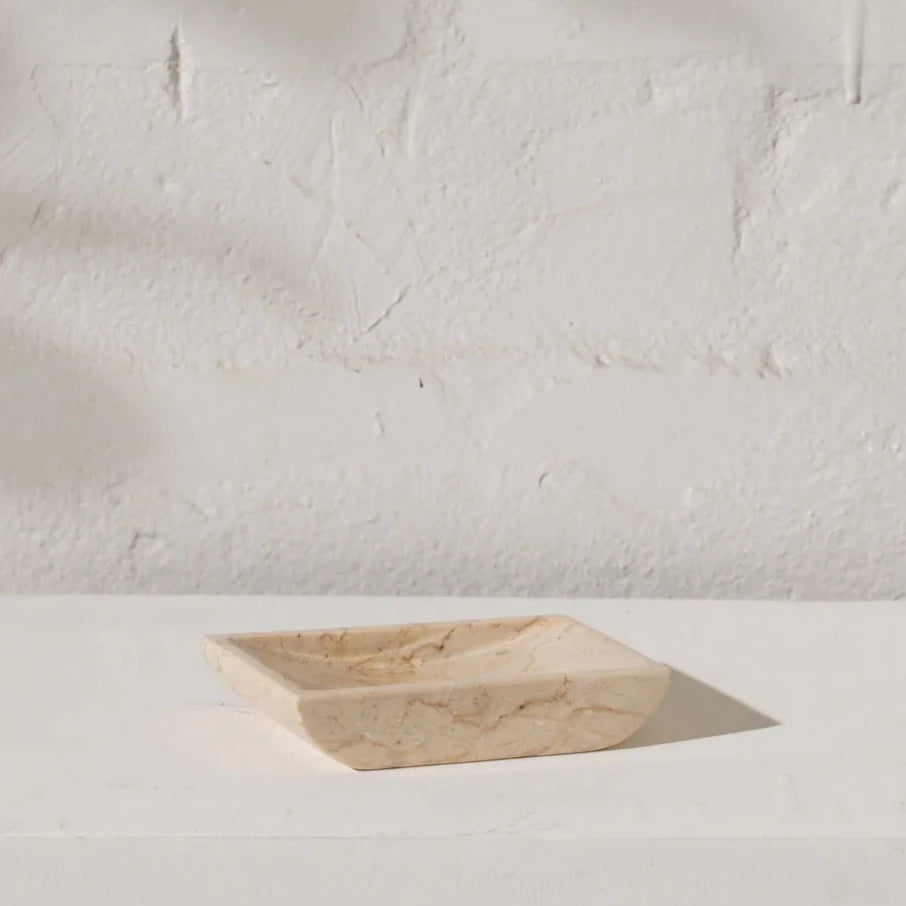 Travertine Soap Dish by Inartisan