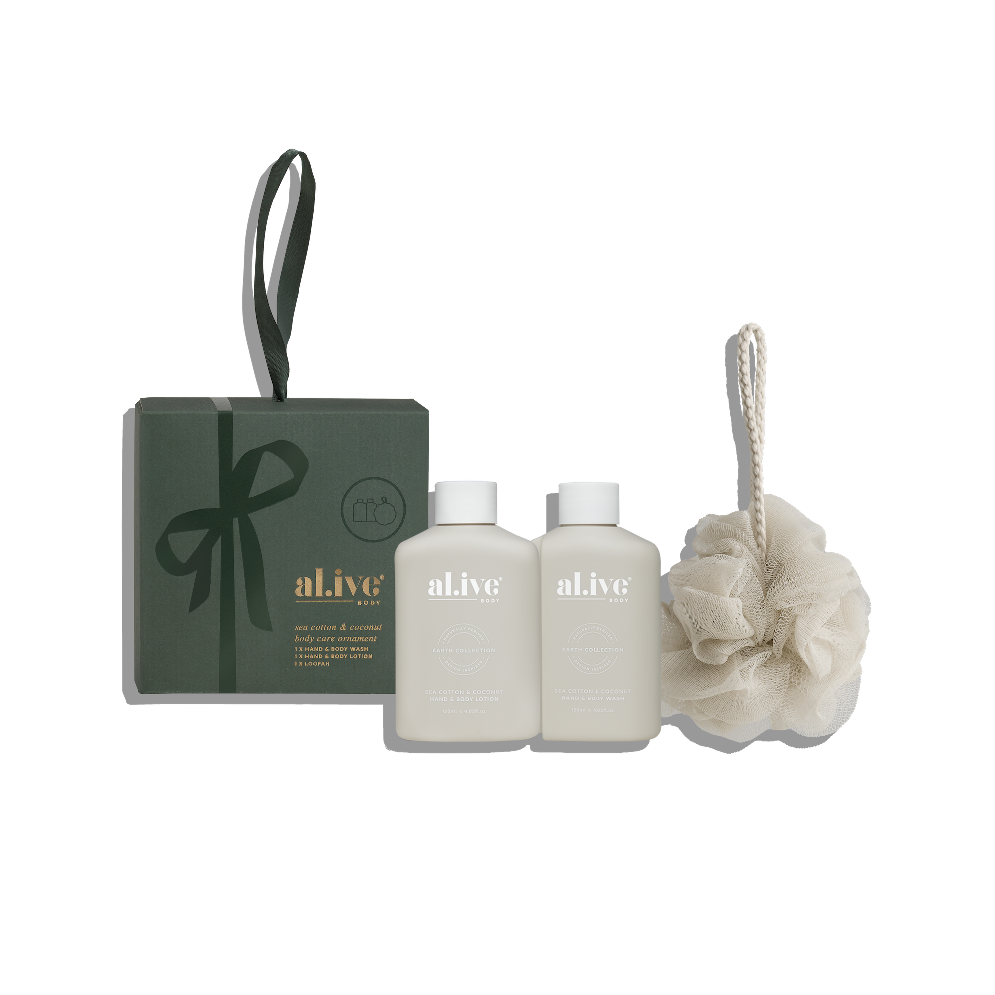 Alive Body Travel Gift Set (Sea Cotton & Coconut)