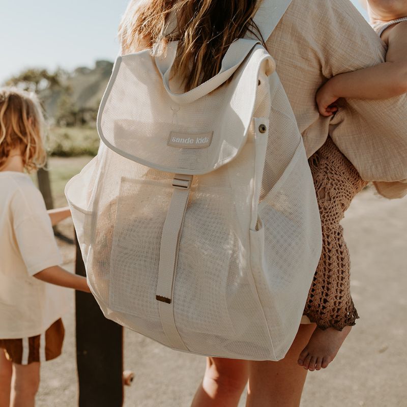 Beach Hauler Mesh Backpack - Sand