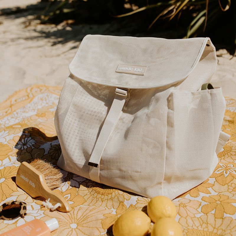 Beach Hauler Mesh Backpack - Sand