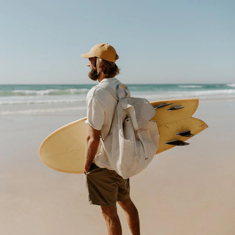 Beach Hauler Mesh Backpack - Sand