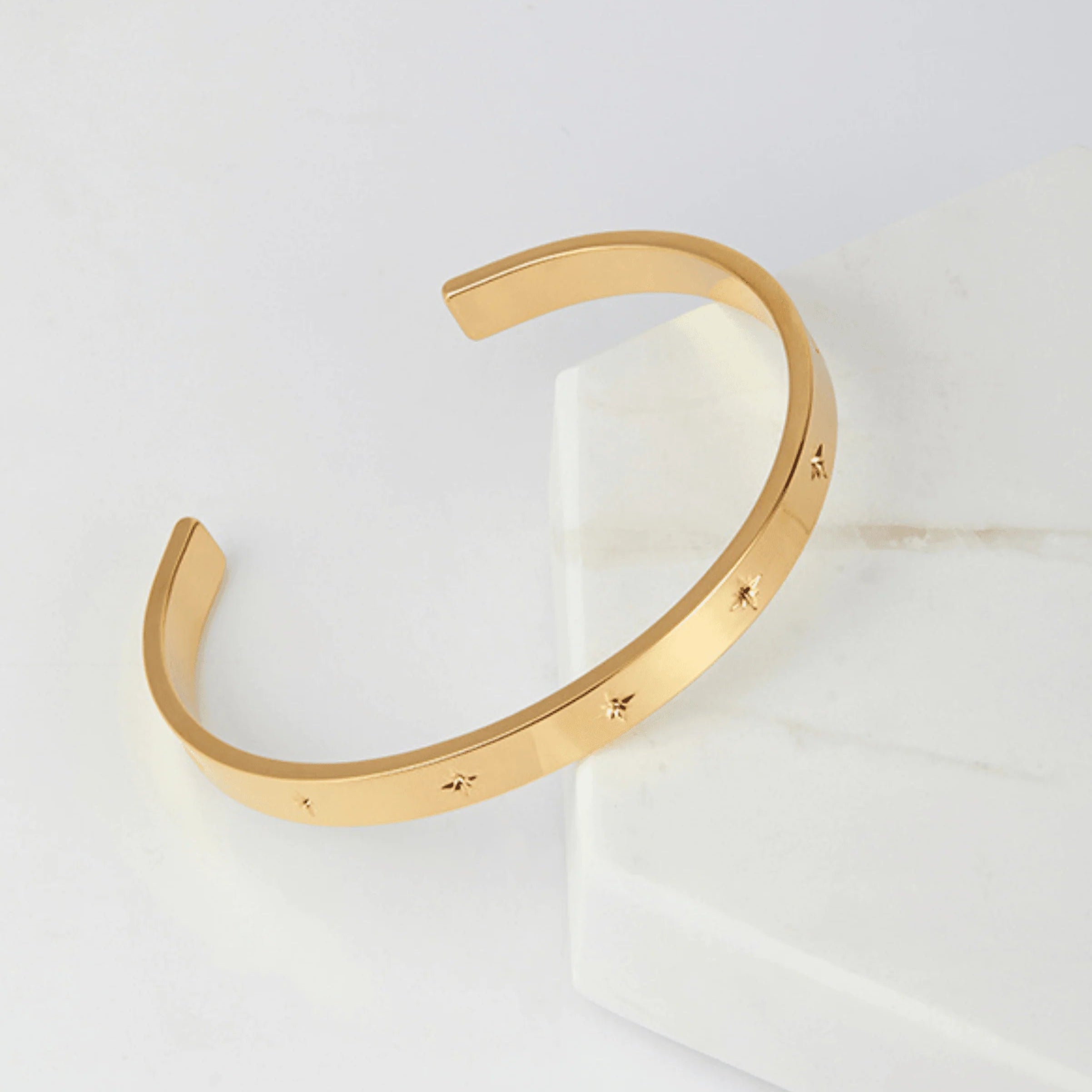 Layla Bracelet/Cuff (Gold) by Zafino