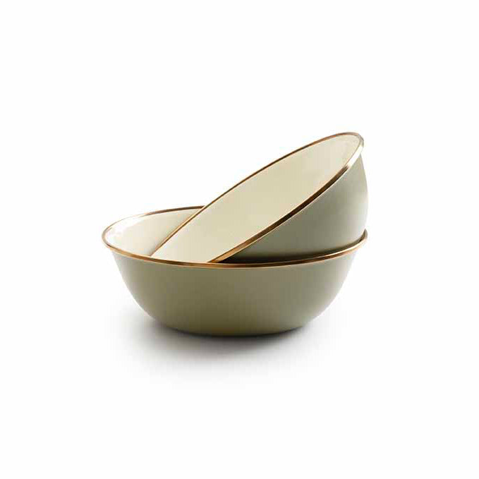 Barebones Bowls (set 2) - Olive