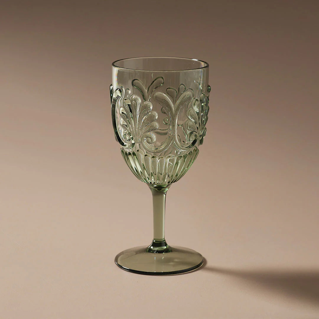 Flemington Acrylic Wine Glass - Green