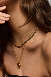 Poppy Necklace (Gold) by Zafino Australia
