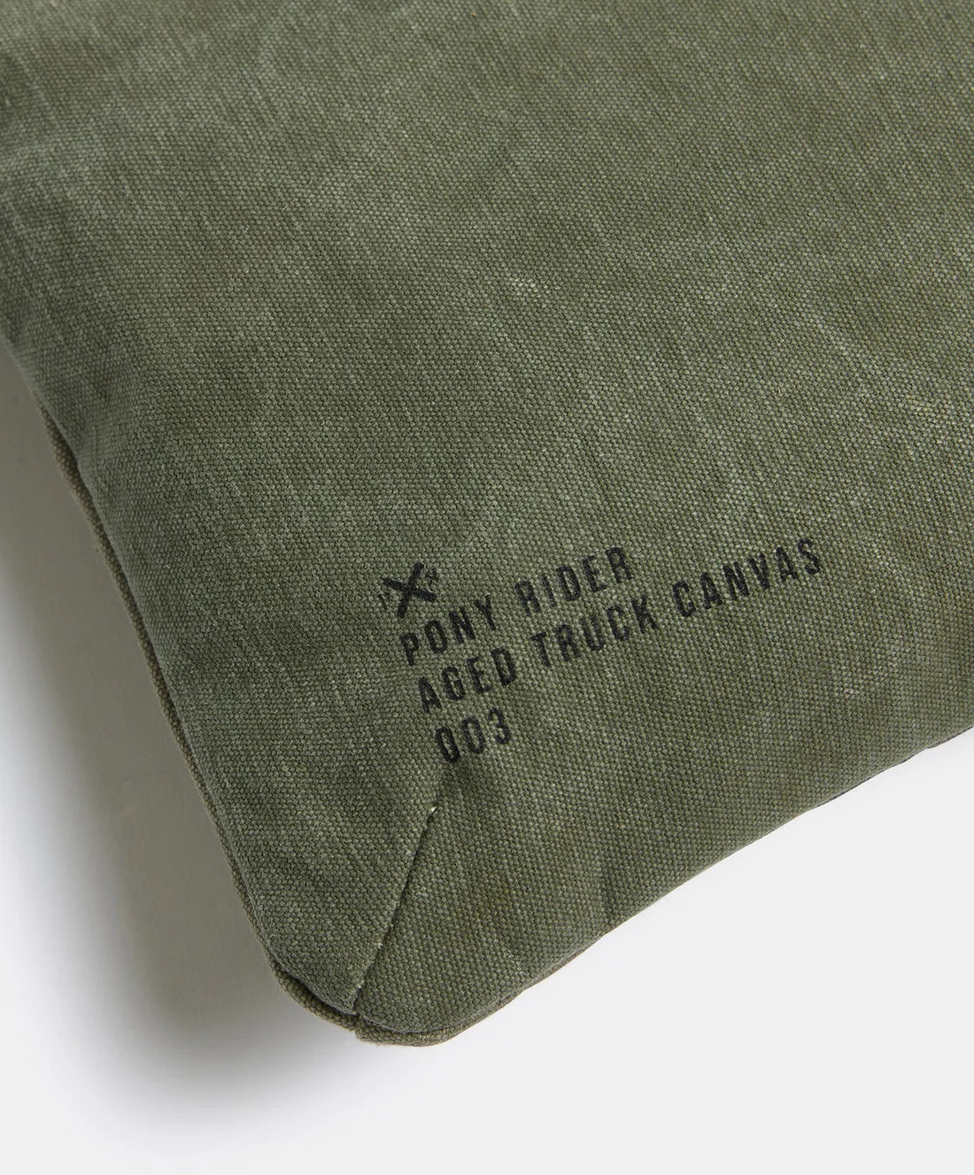 Pony Rider - Land of Mates Upcycled Clutch - Khaki