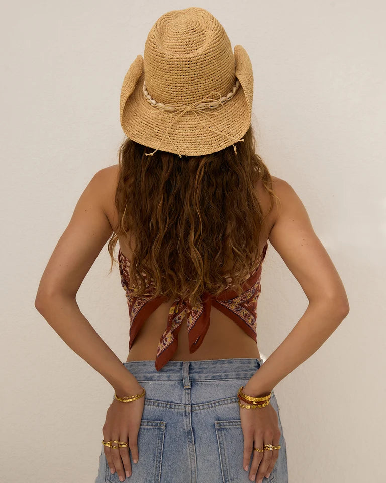 Jackson Sunhat - Cowrie Shell by Arms of Eve