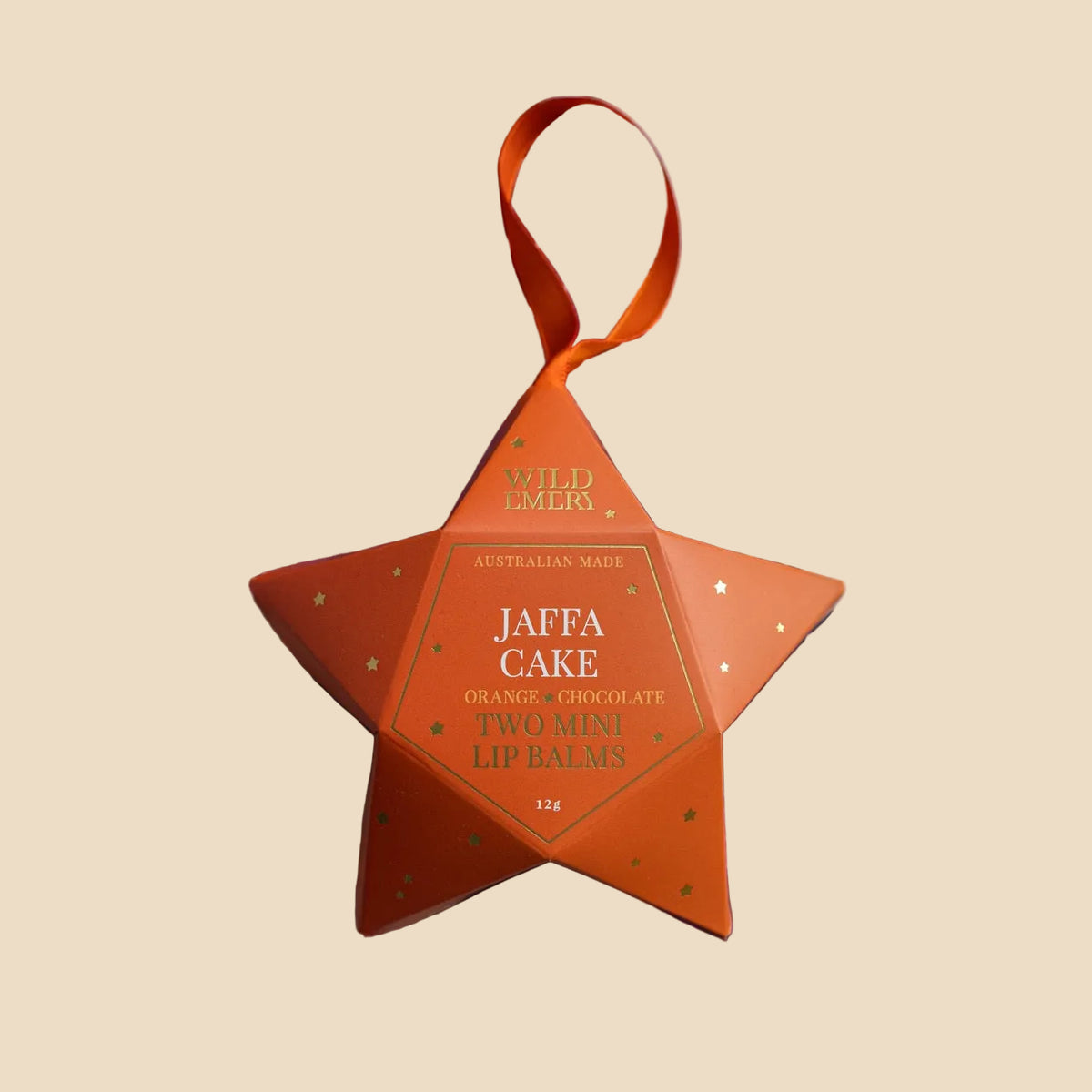Jaffa Cake Mini Lip Balm Duo Star by Wild Emery