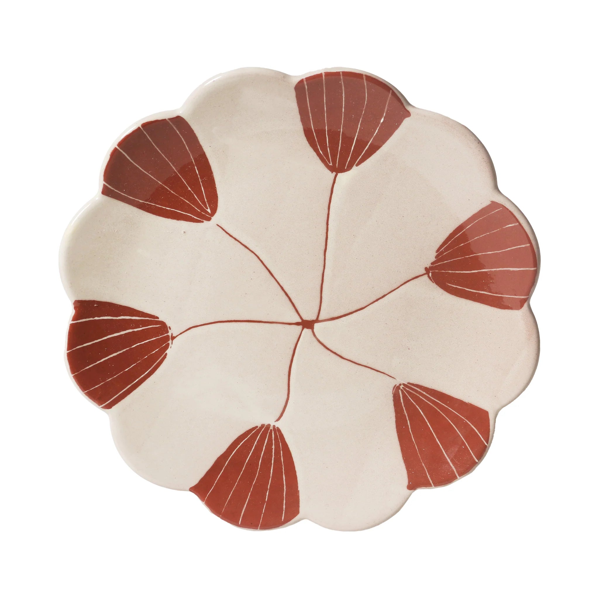 June's Daisy Plate in Fan Flower by Robert Gordon