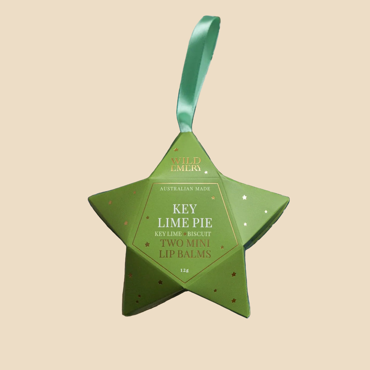 Key Lime Pie Mini Lip Balm Duo Star by Wild Emery
