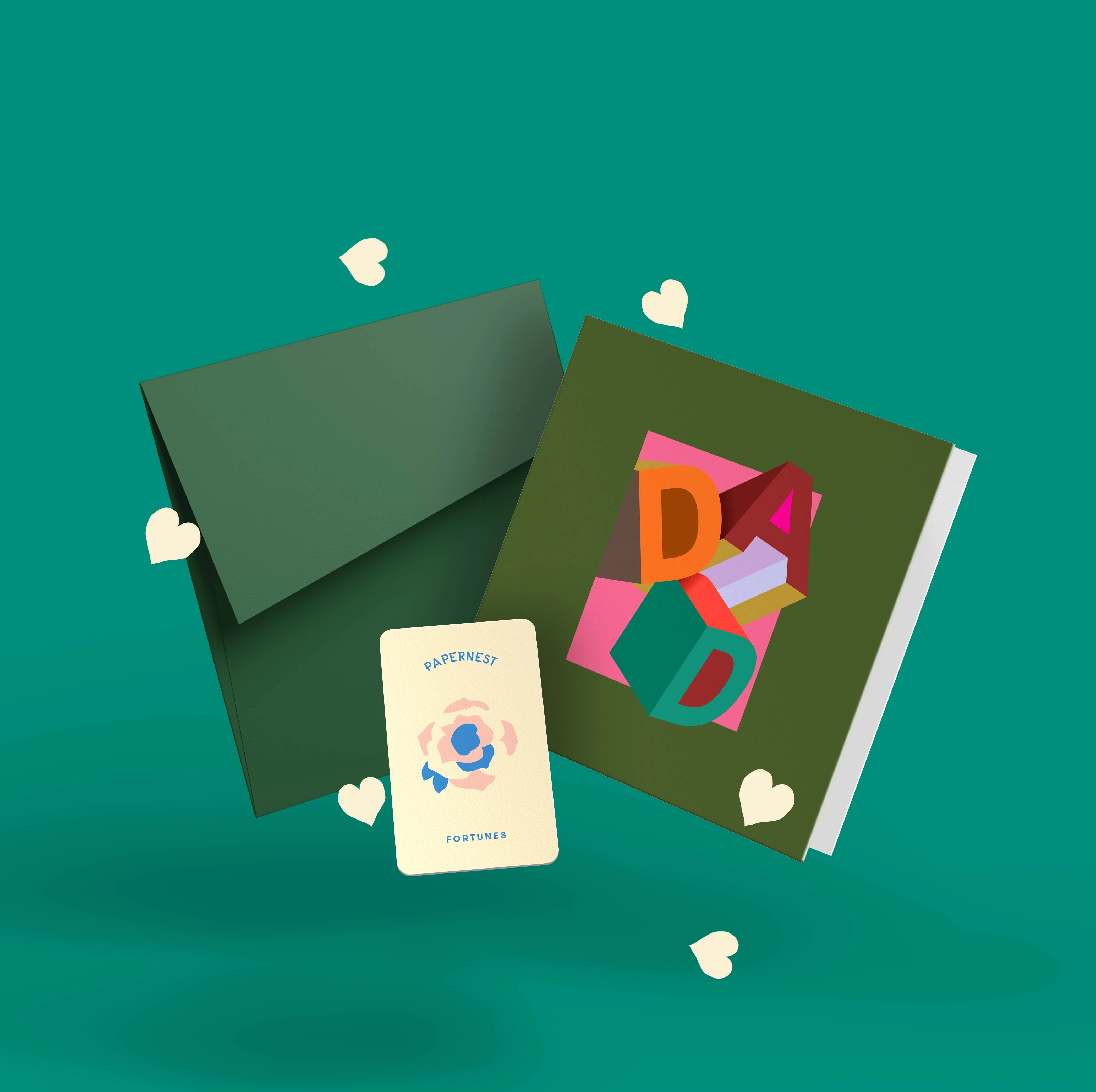 Dimensional Dad Green Card
