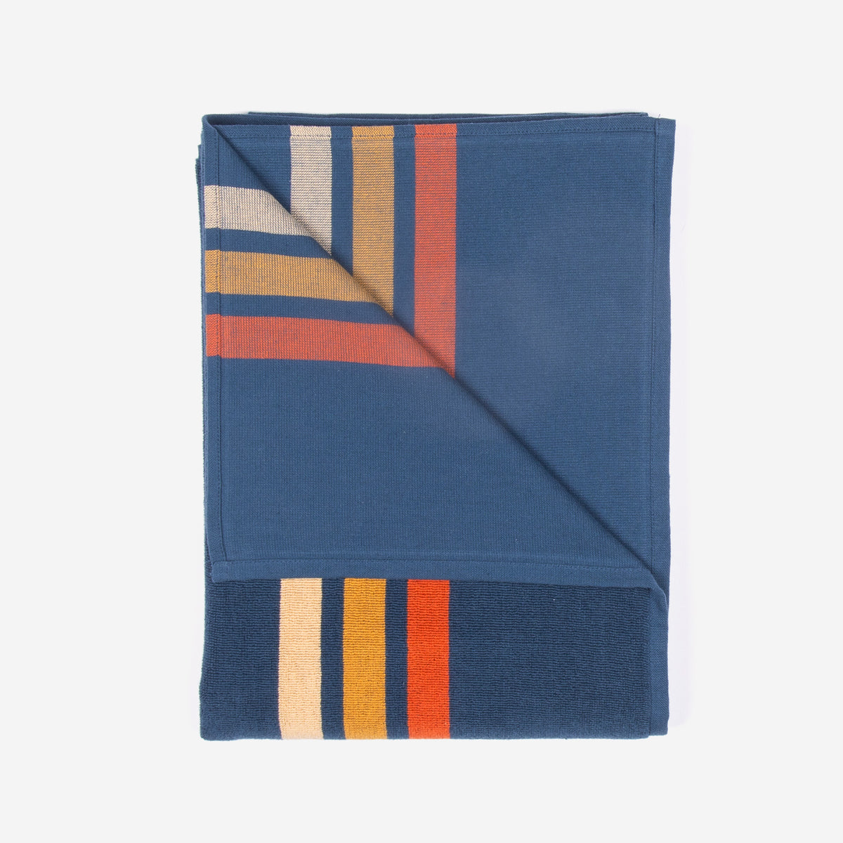 'Pontoon' French Terry Towel in Navy by Layday
