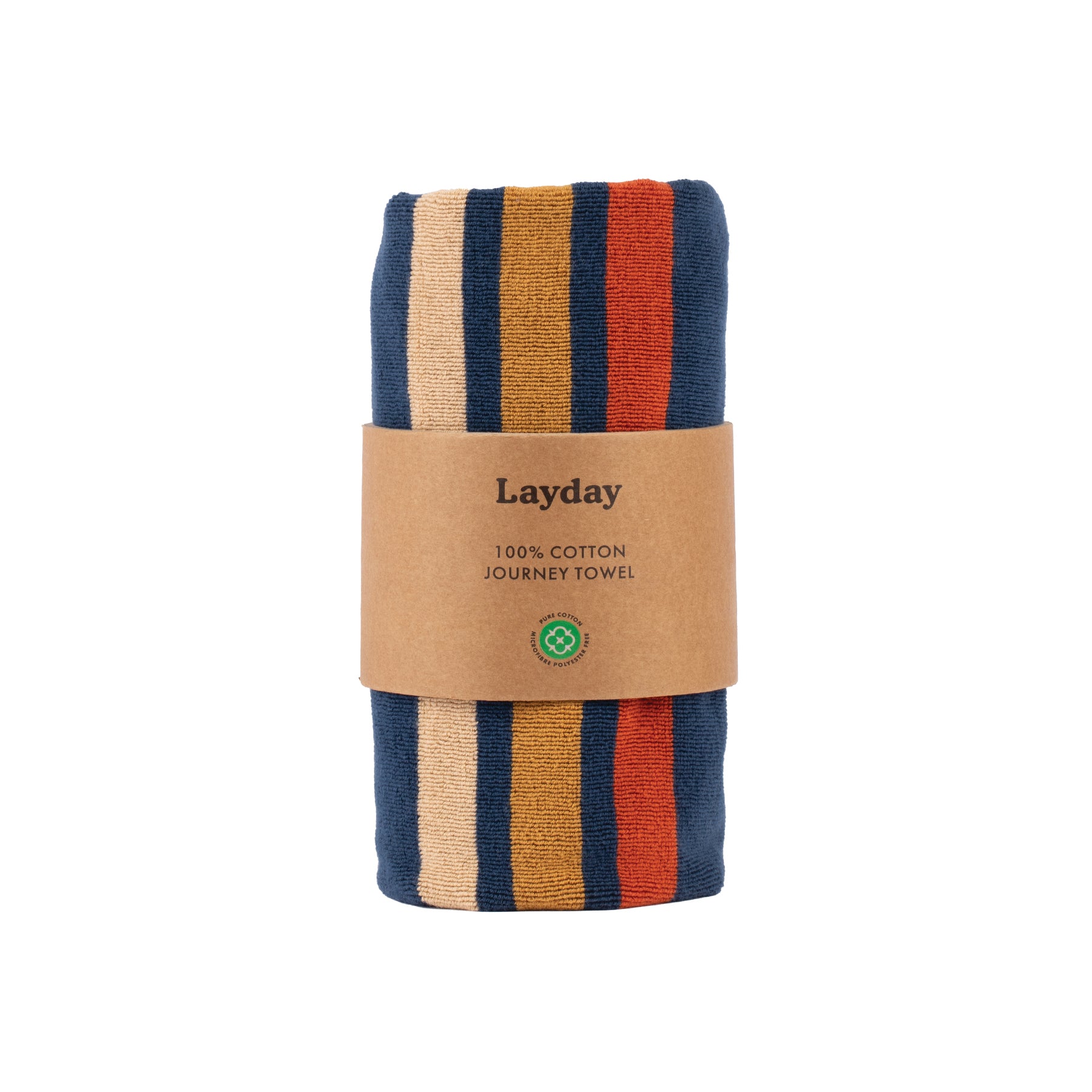 'Pontoon' French Terry Towel in Navy by Layday