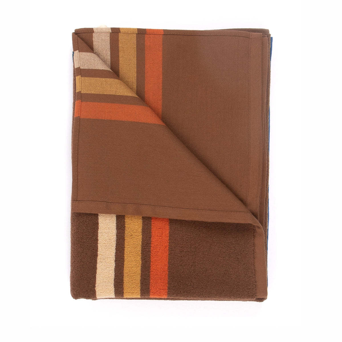 'Pontoon' French Terry Towel in Mocha by Layday