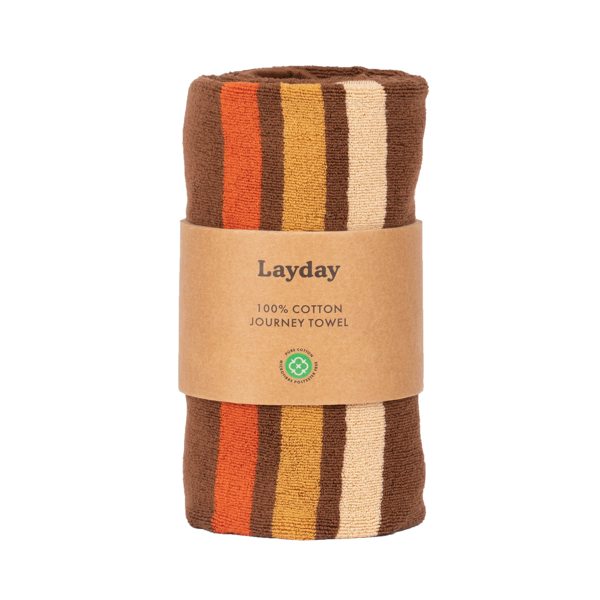 'Pontoon' French Terry Towel in Mocha by Layday