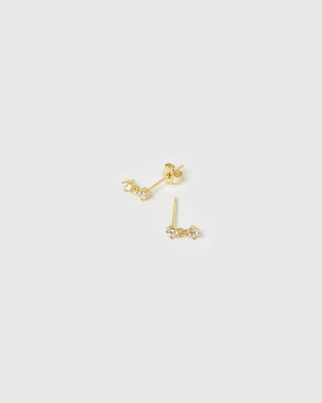 Liat Gold Stud Earrings  by Arms of Eve
