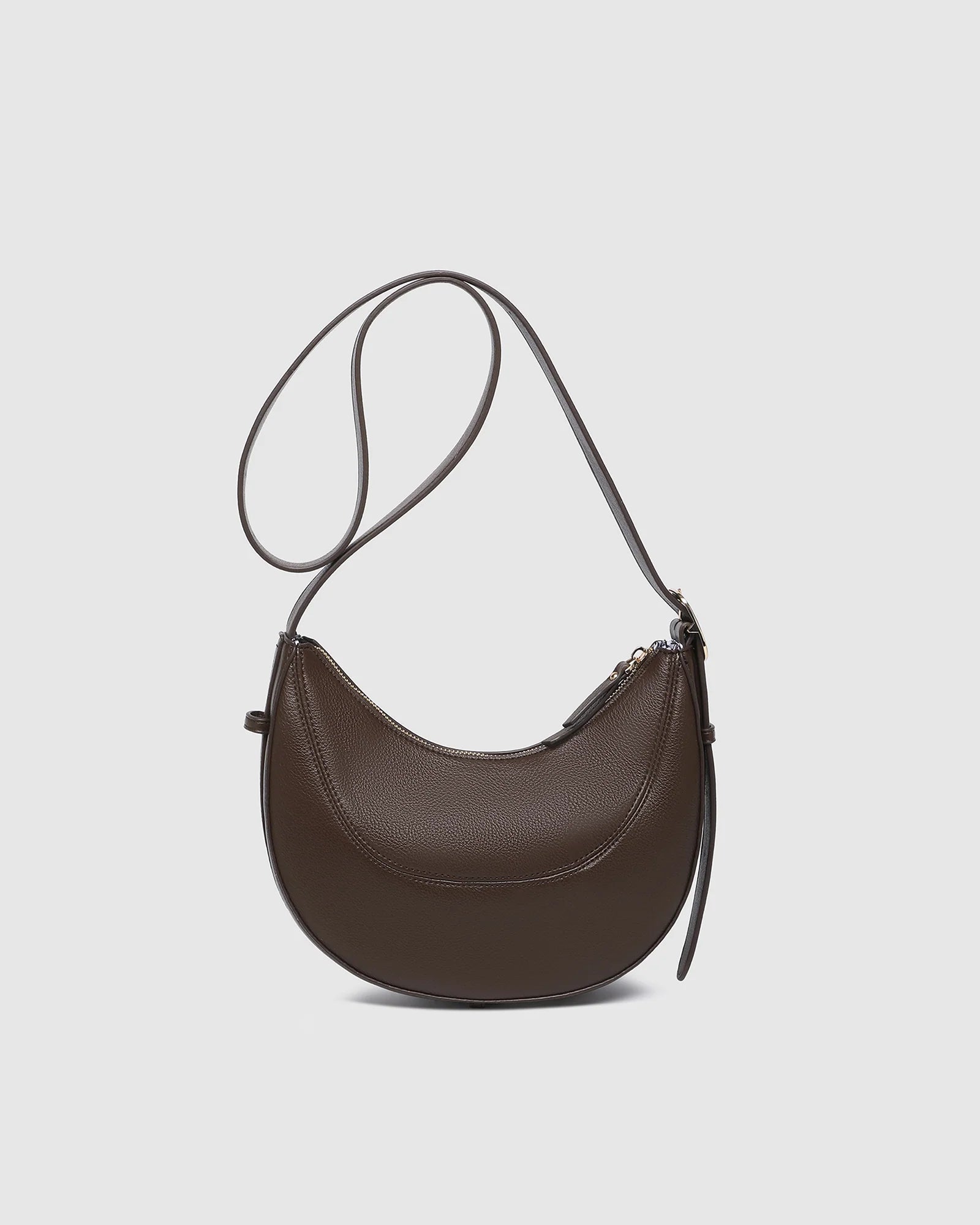 Lane Crossbody Bag (Chocolate) by Louenhide