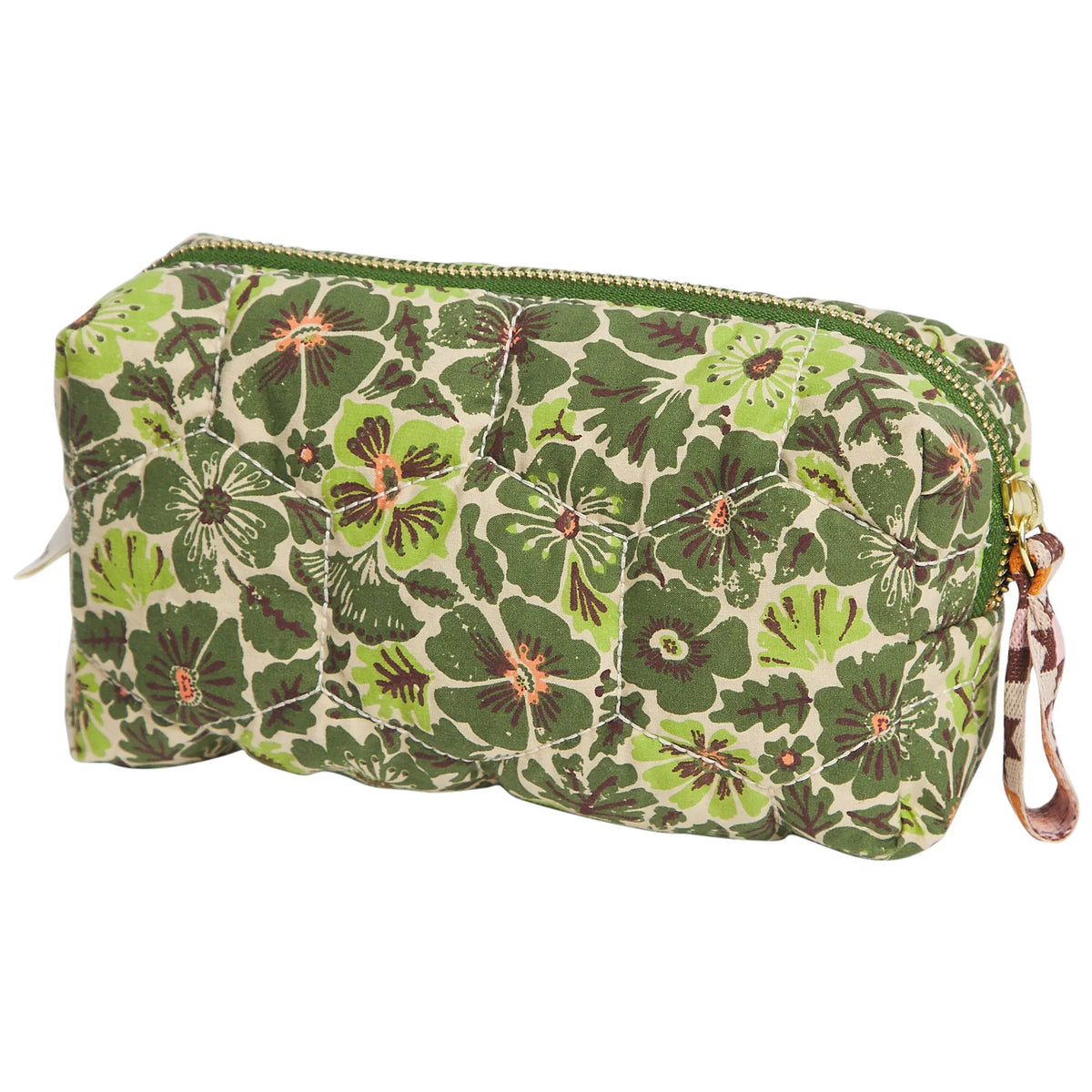 Magnolia Travel Pouch - Cactus Green by Sage & Clare