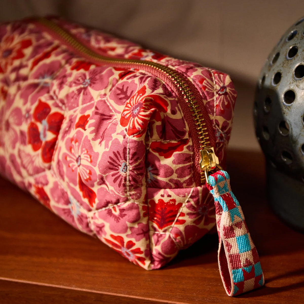 Magnolia Travel Pouch - Poppy by Sage & Clare