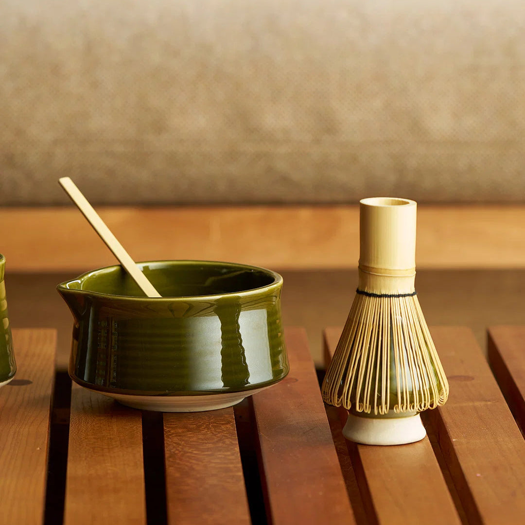 Matcha Set in Matcha (4pc) by Robert Gordon