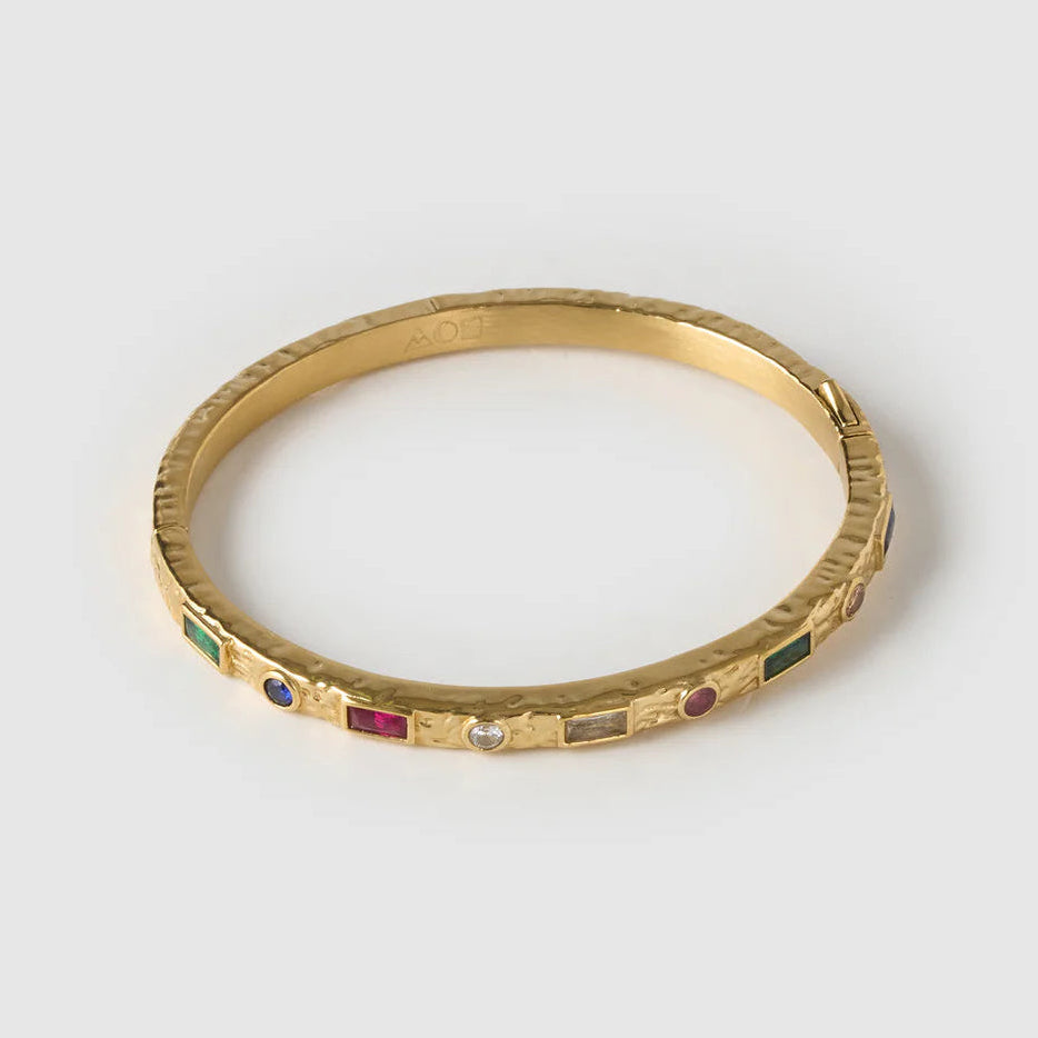 Melrose Gold Cuff Bracelet by Arms of Eve