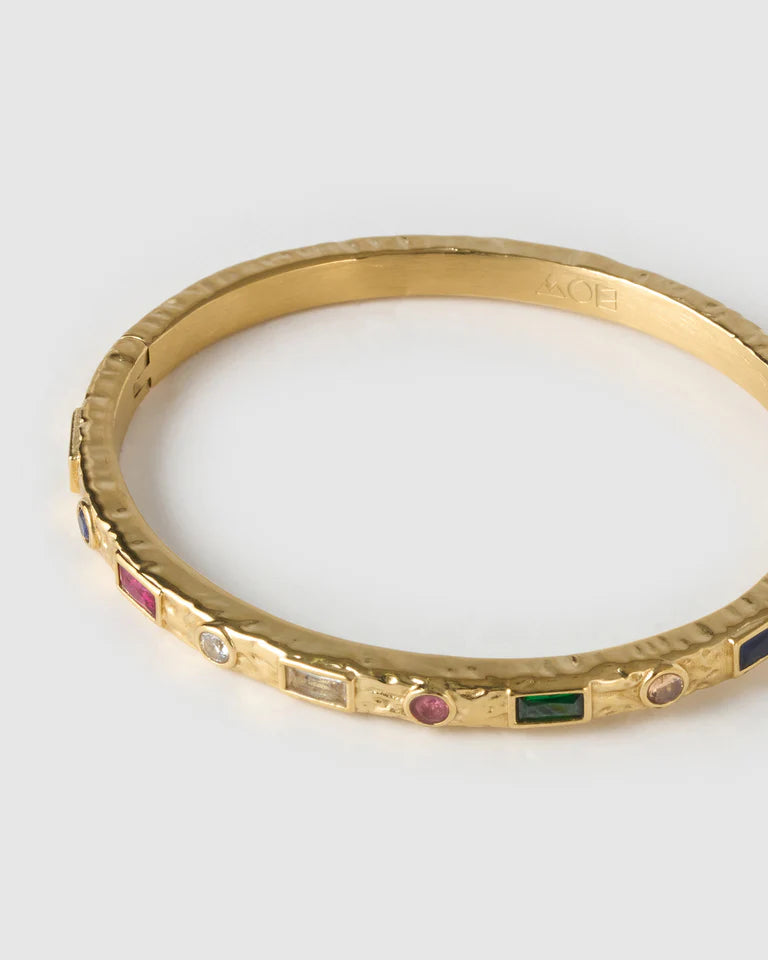 Melrose Gold Cuff Bracelet by Arms of Eve