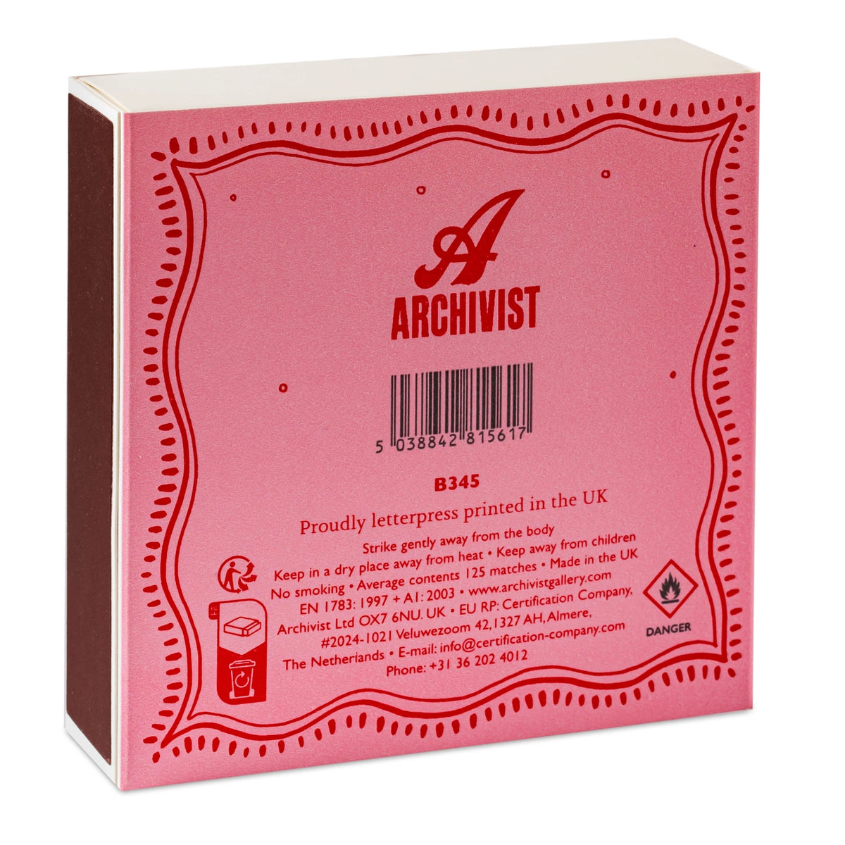 Merry & Bright Safety Matches by Archivist Gallery