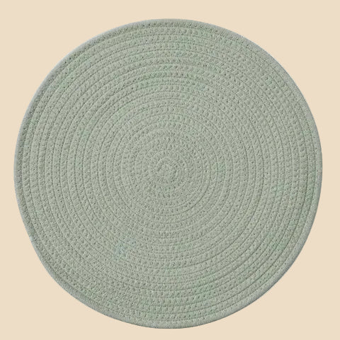 Lagoon Round Placemat (Mint)