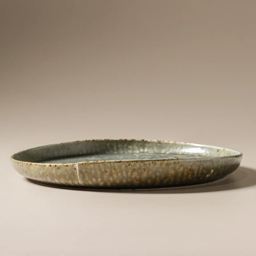 Mizu Round Platter by Indigo Love Collectors