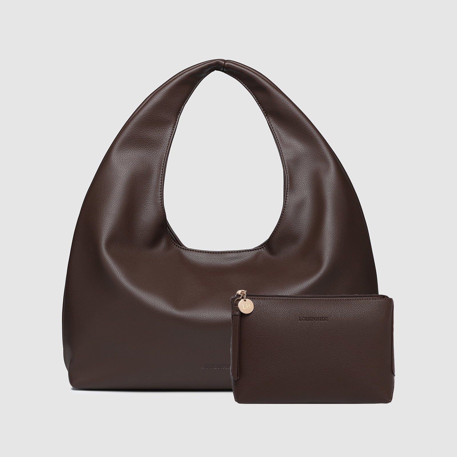 Monaco Everyday Pouch Set (Chocolate) by Louenhide