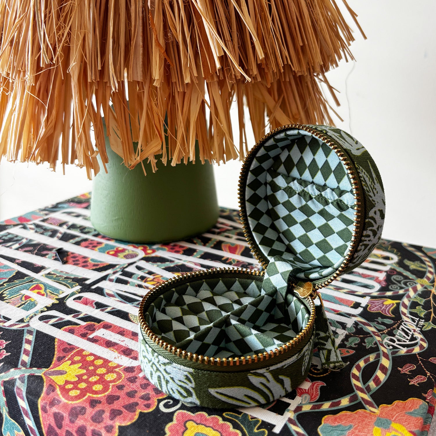 Loco Living Fabric Jewellery Box - Monstera