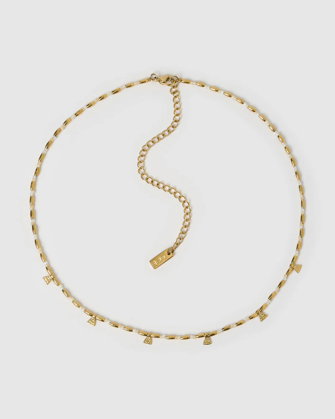 Natalia Gold Necklace (Vanilla) by Arms of Eve