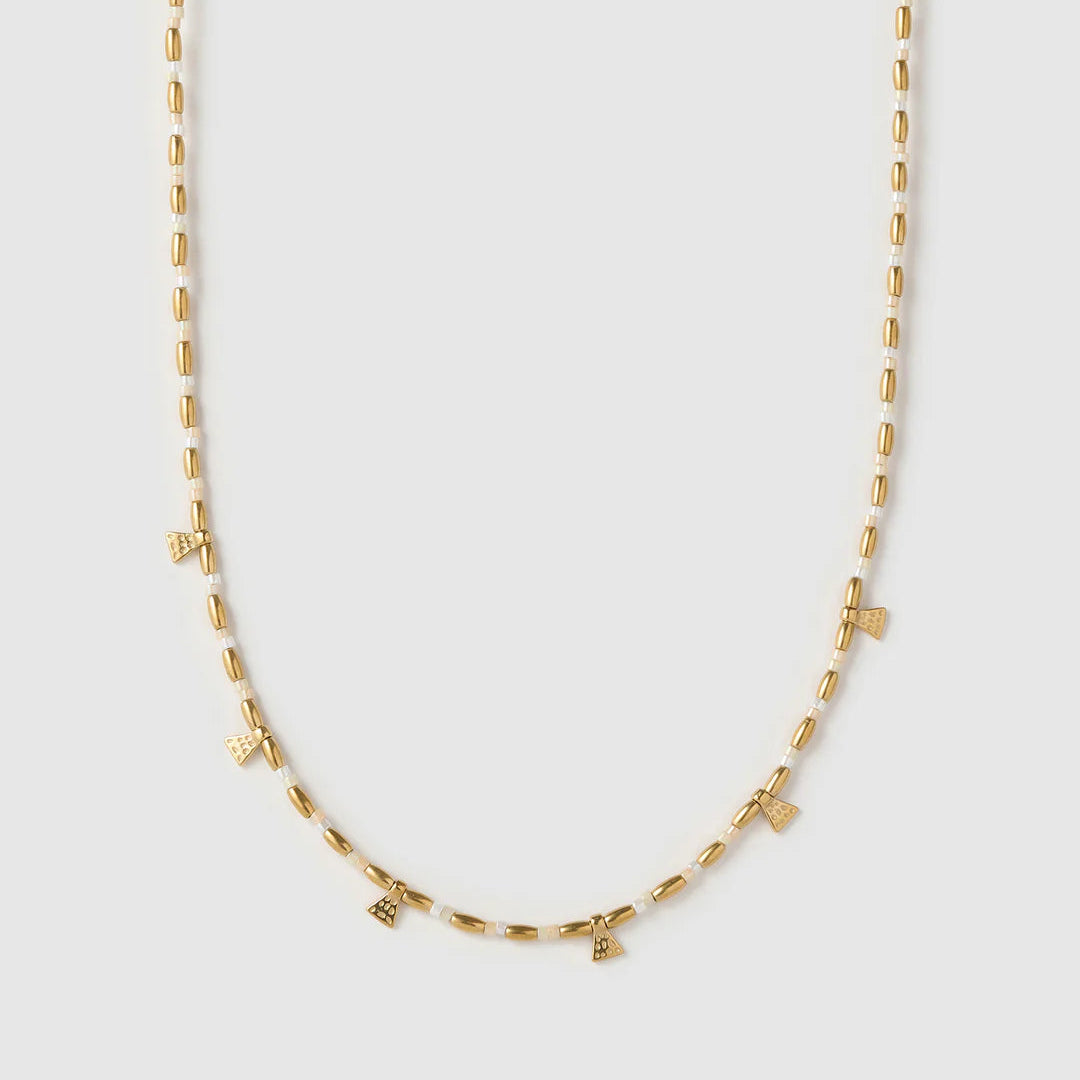 Natalia Gold Necklace (Vanilla) by Arms of Eve