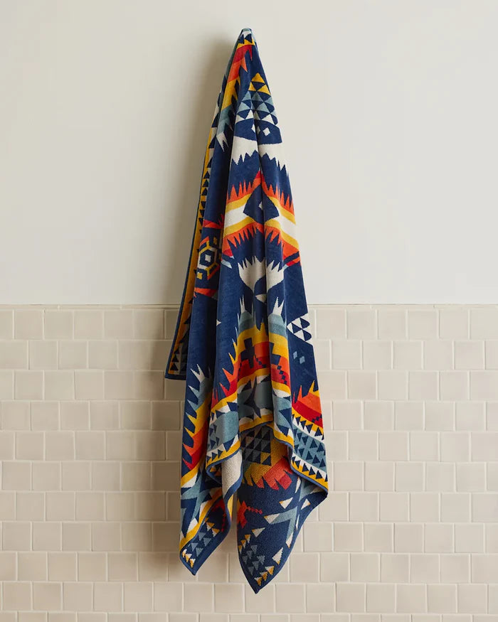 Nehalem Navy - Beach Towel by Pendelton Woolen Mills