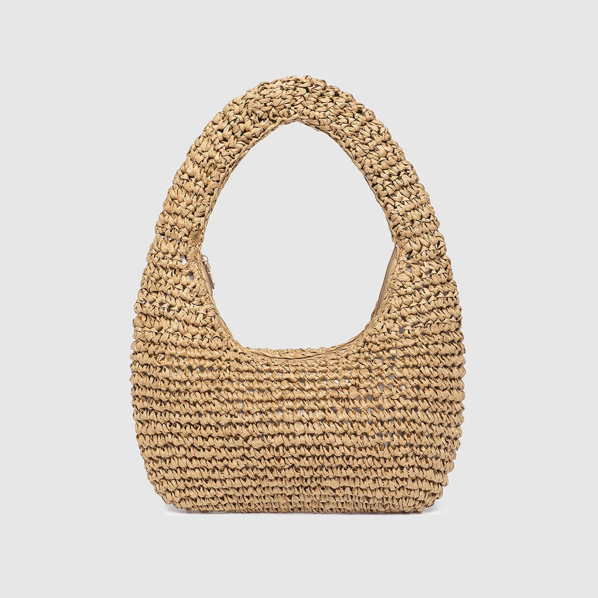 Nellie Shoulder Bag (Natural Raffia) by Louenhide