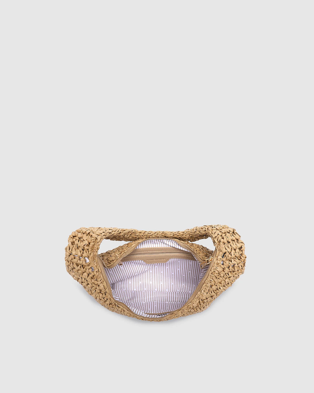 Nellie Shoulder Bag (Natural Raffia) by Louenhide