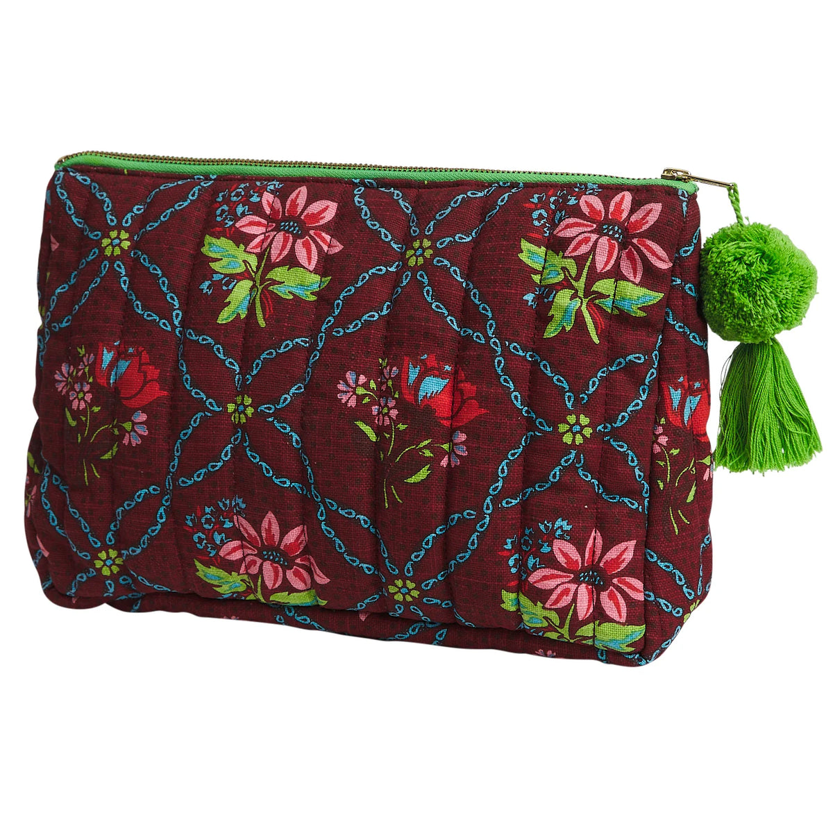 Norali Quilted Cosmetic Bag - Sienna by Sage & Clare