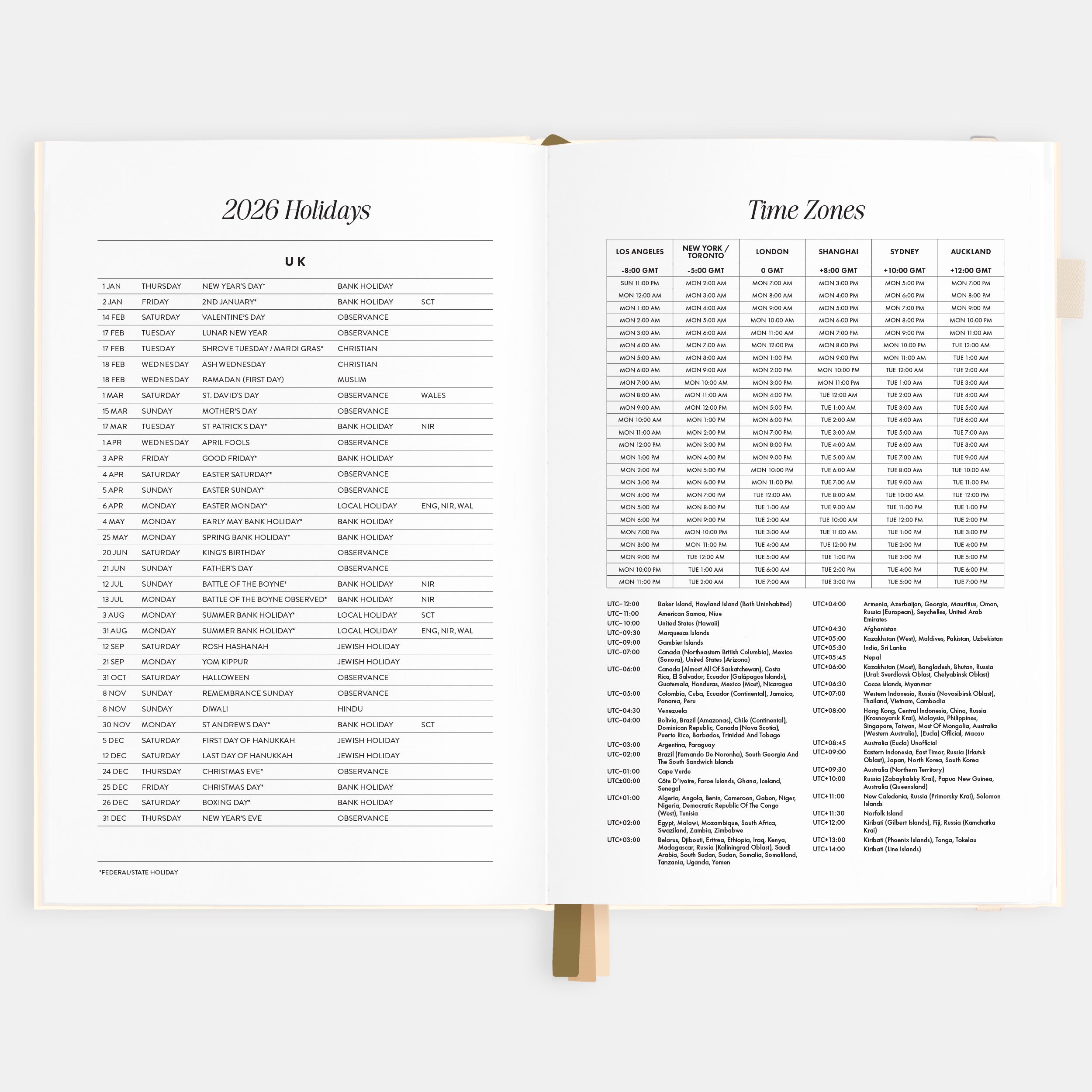 2026 Cream Planner (A5)