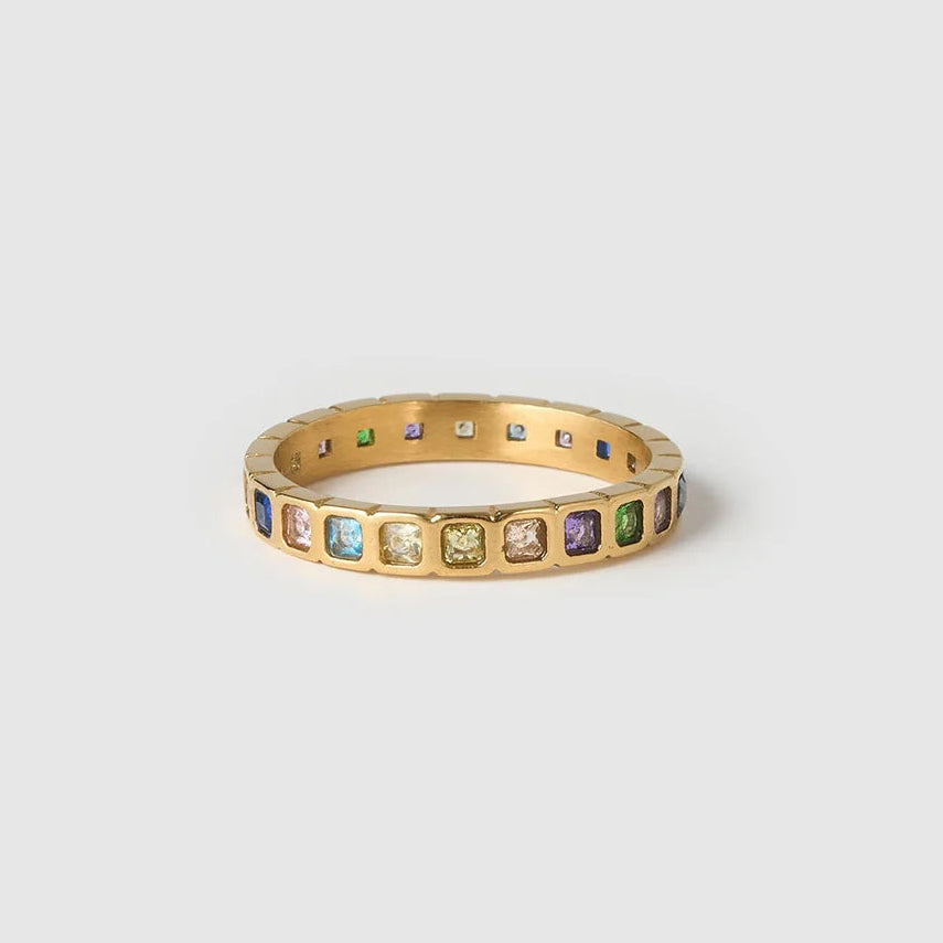 Quinn Gold Ring (Multi) by Arms of Eve