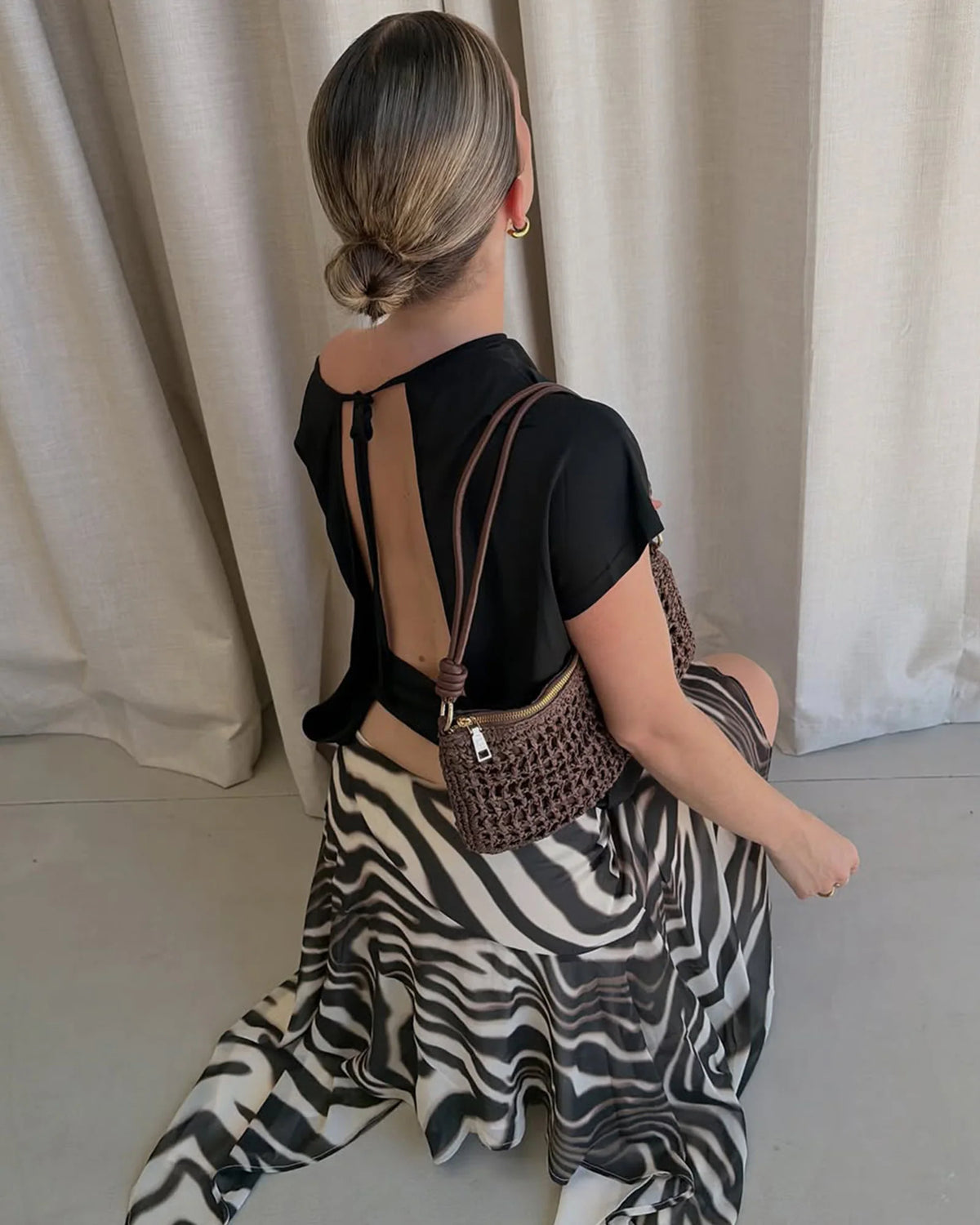 Rani Shoulder Bag ( Chocolate) by Louenhide