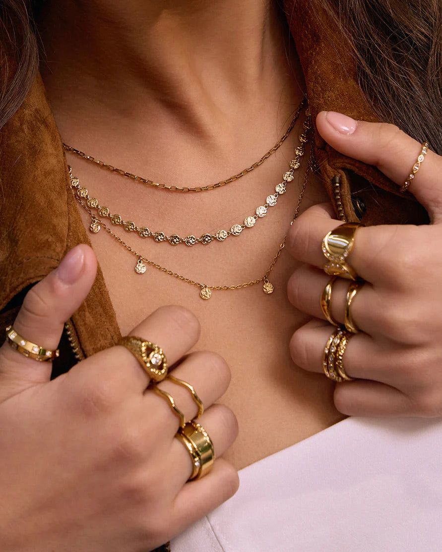Zahara Gold Necklace by Arms of Eve
