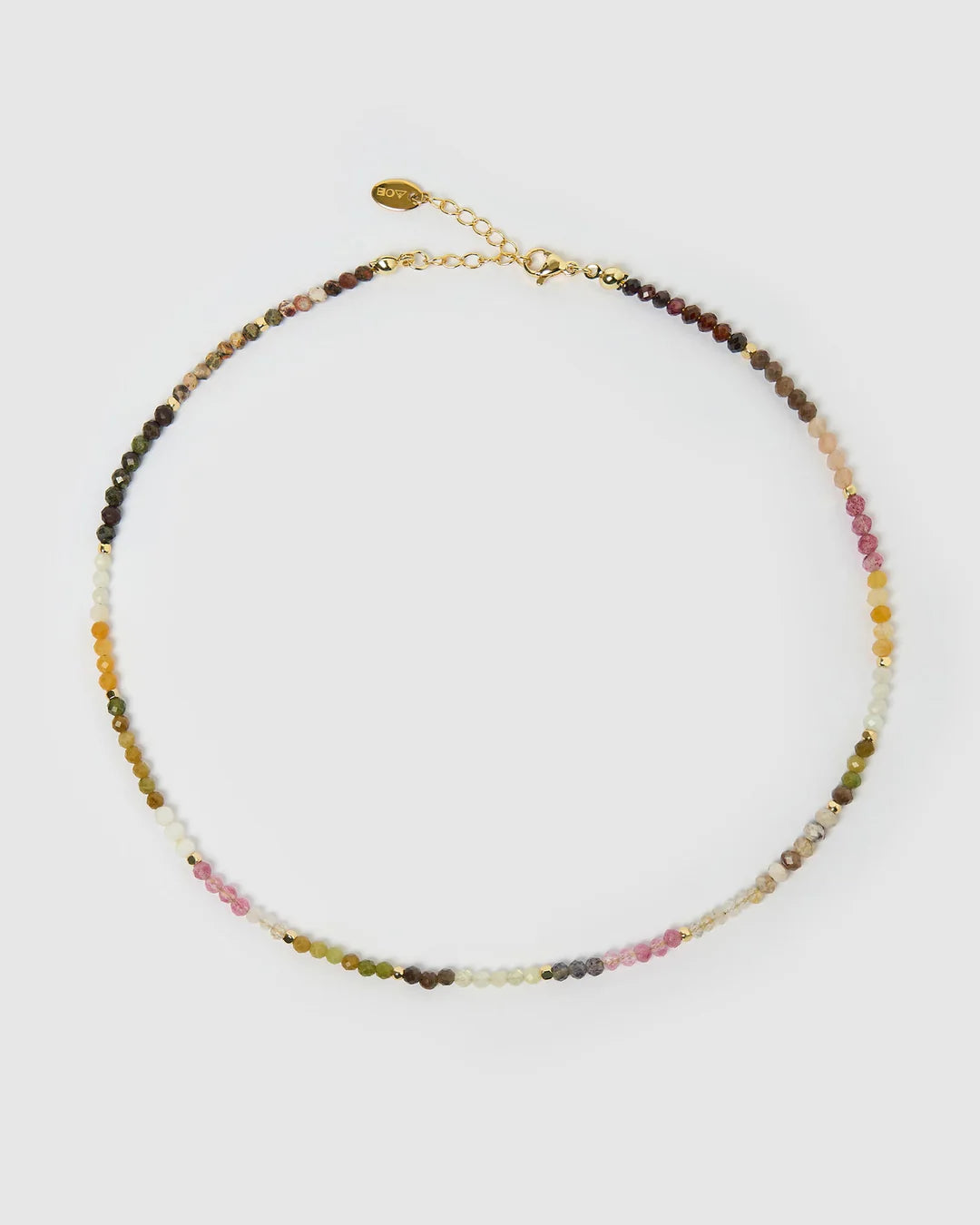 Saffron Gemstone Necklace by Arms of Eve