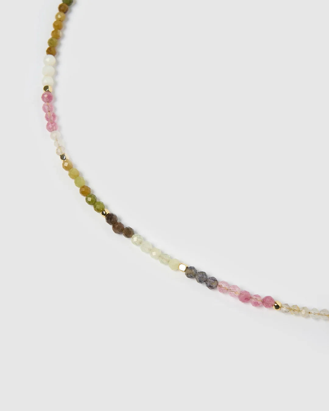 Saffron Gemstone Necklace by Arms of Eve