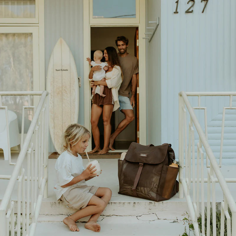 Beach Hauler Mesh Backpack - Espresso