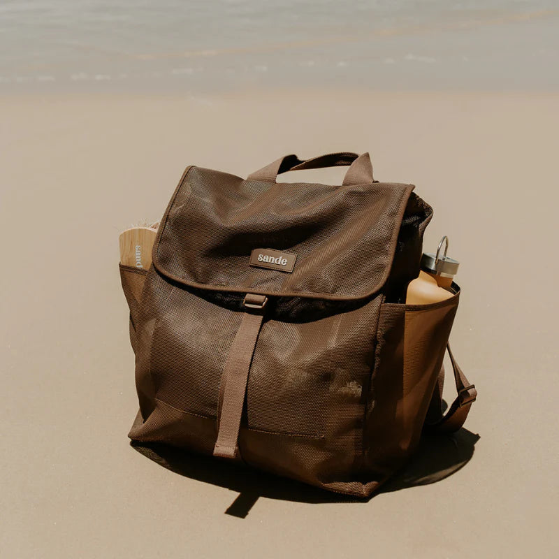 Beach Hauler Mesh Backpack - Espresso
