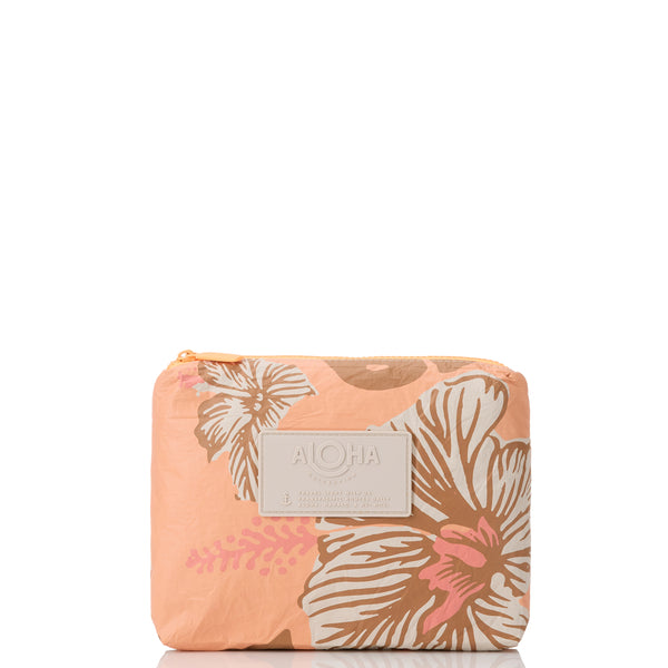 Papeete Small Pouch (Toffee/Sandstone) by Aloha Collection