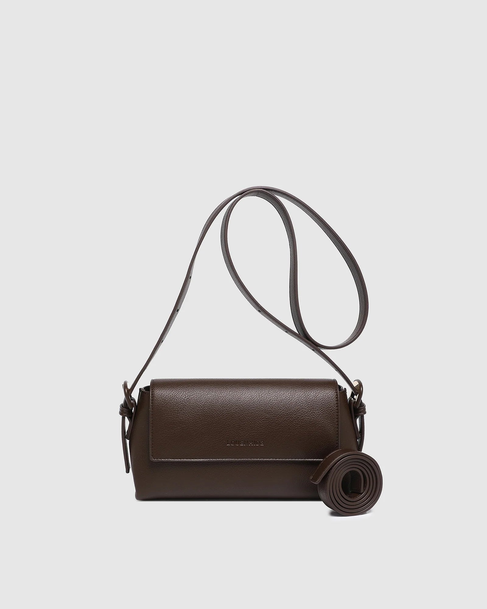 Sophia Crossbody Bag (Chocolate) by Louenhide