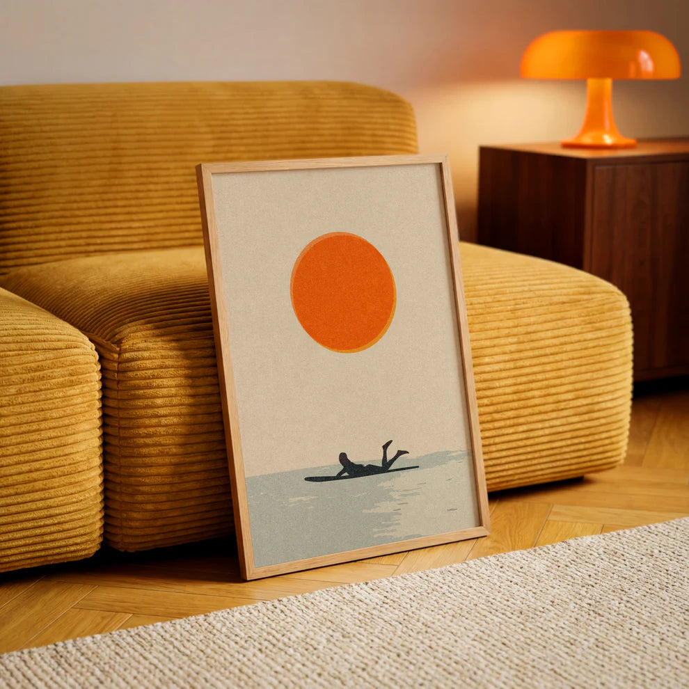 Soul Surfer - Vintage Print by Harley & J