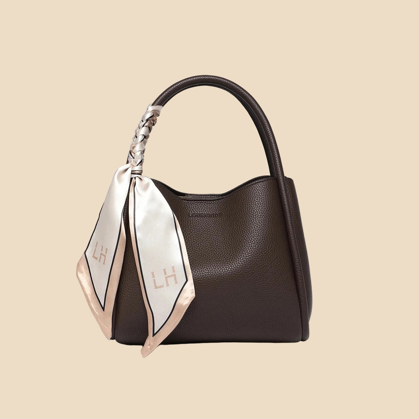 Steffie Mini Tote (Chocolate) by Louenhide