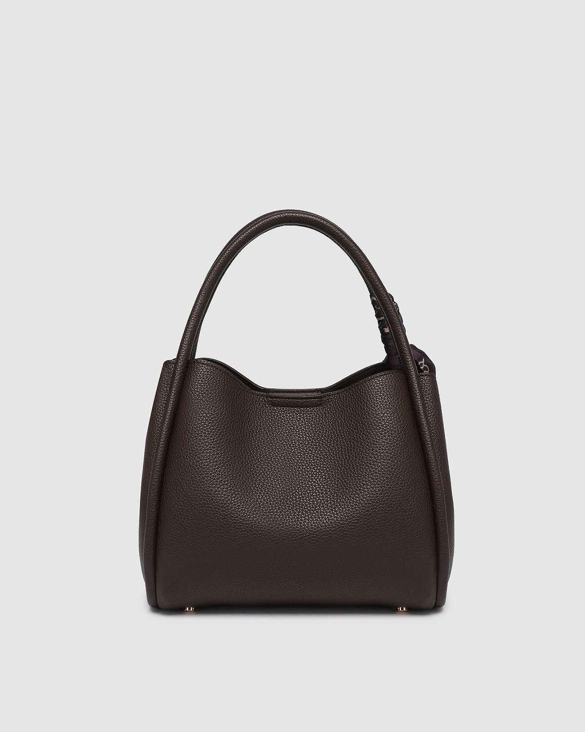 Steffie Mini Tote (Chocolate) by Louenhide